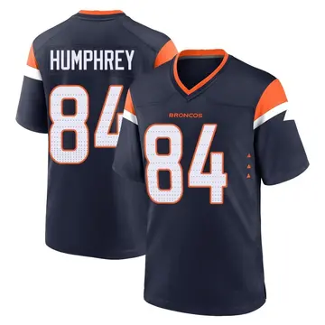 Youth Denver Broncos Lil'Jordan Humphrey Navy Game Alternate Jersey By Nike