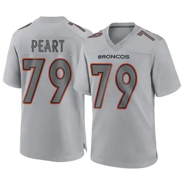 Youth Denver Broncos Matt Peart Gray Game Atmosphere Fashion Jersey By Nike