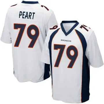 Youth Denver Broncos Matt Peart White Game Jersey By Nike