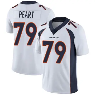 Youth Denver Broncos Matt Peart White Limited Vapor Untouchable Jersey By Nike