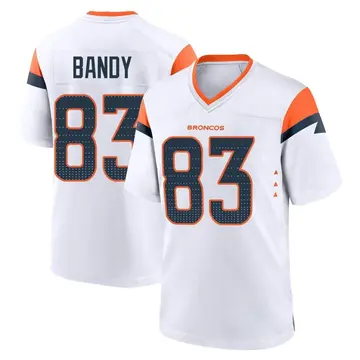 Youth Denver Broncos Michael Bandy White Game 2nd Jersey By Nike