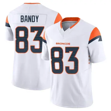 Youth Denver Broncos Michael Bandy White Limited Vapor F.U.S.E. Jersey By Nike