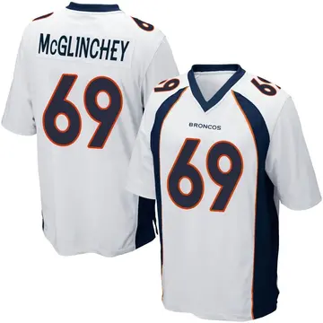 Youth Denver Broncos Mike McGlinchey White Game Jersey By Nike