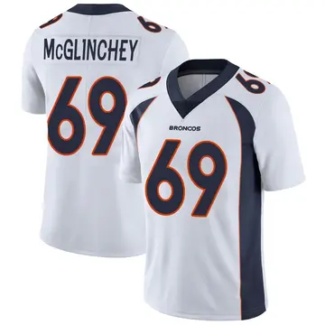 Youth Denver Broncos Mike McGlinchey White Limited Vapor Untouchable Jersey By Nike