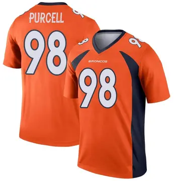 Youth Denver Broncos Mike Purcell Orange Legend Jersey By Nike