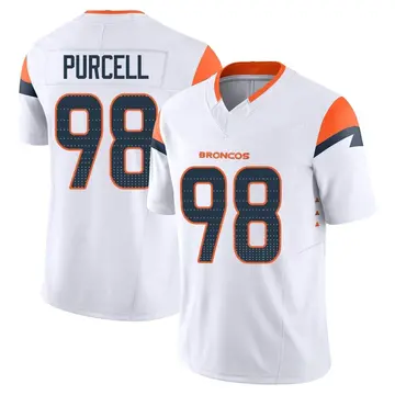 Youth Denver Broncos Mike Purcell White Limited Vapor F.U.S.E. Jersey By Nike