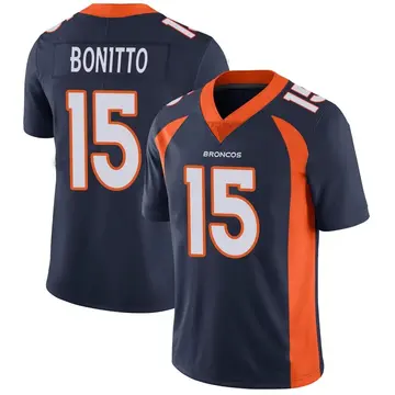 Youth Denver Broncos Nik Bonitto Navy Limited Vapor Untouchable Jersey By Nike