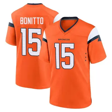 Youth Denver Broncos Nik Bonitto Orange Game Jersey By Nike