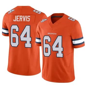 Youth Denver Broncos Oliver Jervis Orange Limited Vapor F.U.S.E. Jersey By Nike