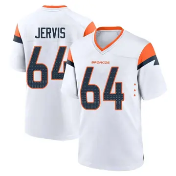 Youth Denver Broncos Oliver Jervis White Game 2nd Jersey By Nike