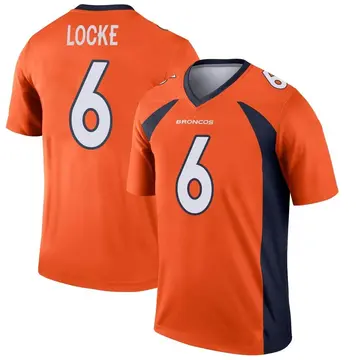 Youth Denver Broncos P.J. Locke Orange Legend Jersey By Nike