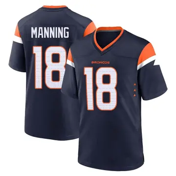 Youth Denver Broncos Peyton Manning Navy Game Alternate Jersey By Nike