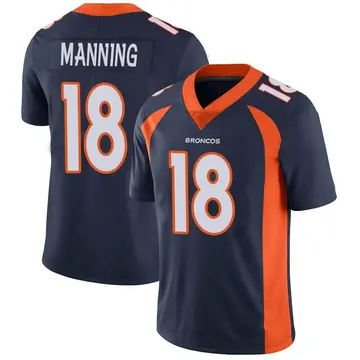 Youth Denver Broncos Peyton Manning Navy Limited Vapor Untouchable Jersey By Nike