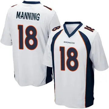 Youth Denver Broncos Peyton Manning White Game Jersey By Nike