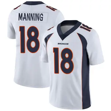 Youth Denver Broncos Peyton Manning White Limited Vapor Untouchable Jersey By Nike