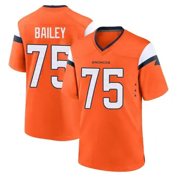 Youth Denver Broncos Quinn Bailey Orange Game Jersey By Nike