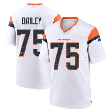 Youth Denver Broncos Quinn Bailey White Game 2nd Jersey By Nike