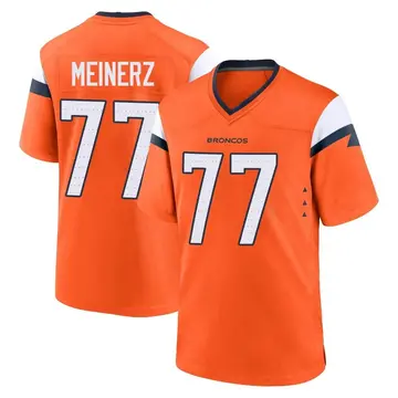 Youth Denver Broncos Quinn Meinerz Orange Game Jersey By Nike