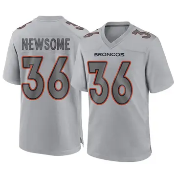 Youth Denver Broncos Quinton Newsome Gray Game Atmosphere Fashion Jersey By Nike