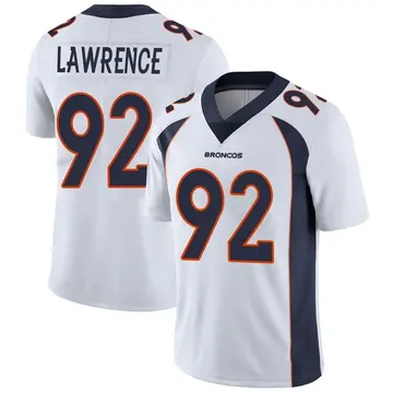 Youth Denver Broncos Rashard Lawrence White Limited Vapor Untouchable Jersey By Nike