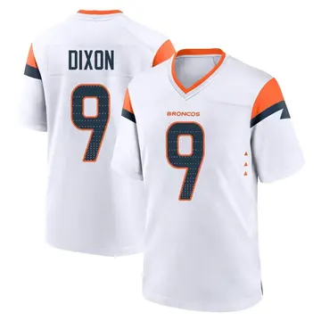 Youth Denver Broncos Riley Dixon White Game 2nd Jersey By Nike