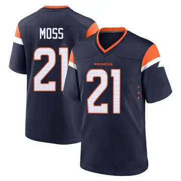 Youth Denver Broncos Riley Moss Navy Game Alternate Jersey By Nike