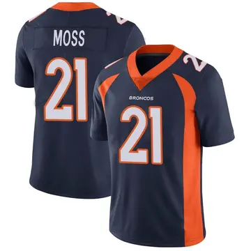 Youth Denver Broncos Riley Moss Navy Limited Vapor Untouchable Jersey By Nike