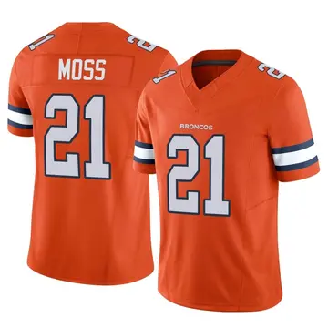 Youth Denver Broncos Riley Moss Orange Limited Vapor F.U.S.E. Jersey By Nike