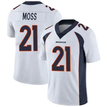 Youth Denver Broncos Riley Moss White Limited Vapor Untouchable Jersey By Nike