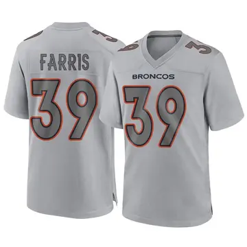 Youth Denver Broncos Rojesterman Farris Gray Game Atmosphere Fashion Jersey By Nike