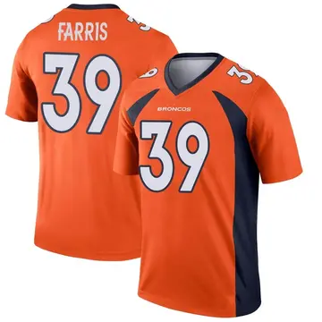 Youth Denver Broncos Rojesterman Farris Orange Legend Jersey By Nike