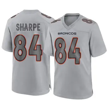 Youth Denver Broncos Shannon Sharpe Gray Game Atmosphere Fashion Jersey By Nike