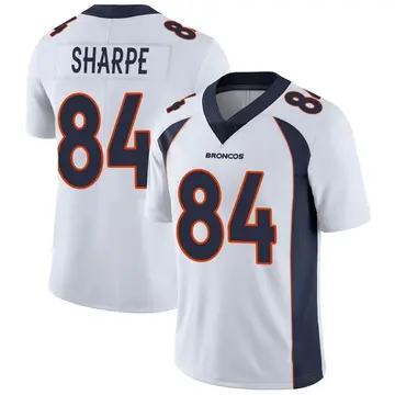 Youth Denver Broncos Shannon Sharpe White Limited Vapor Untouchable Jersey By Nike