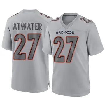 Youth Denver Broncos Steve Atwater Gray Game Atmosphere Fashion Jersey By Nike