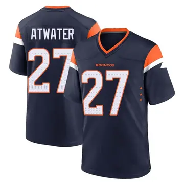 Youth Denver Broncos Steve Atwater Navy Game Alternate Jersey By Nike