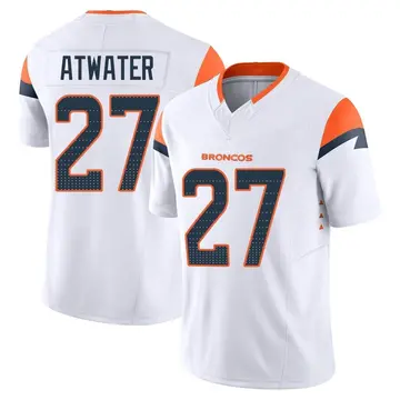 Youth Denver Broncos Steve Atwater White Limited Vapor F.U.S.E. Jersey By Nike