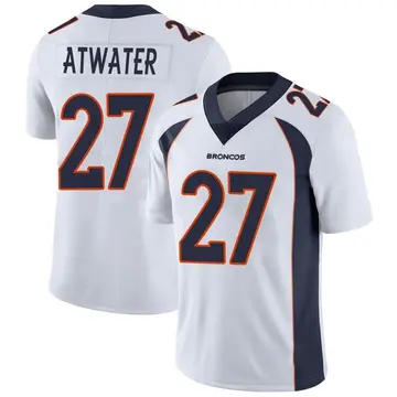 Youth Denver Broncos Steve Atwater White Limited Vapor Untouchable Jersey By Nike