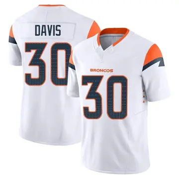 Youth Denver Broncos Terrell Davis White Limited Vapor F.U.S.E. Jersey By Nike