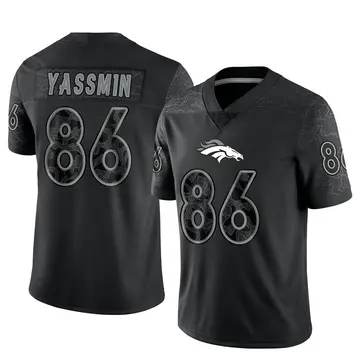 Youth Denver Broncos Thomas Yassmin Black Limited Reflective Jersey By Nike