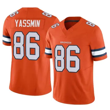 Youth Denver Broncos Thomas Yassmin Orange Limited Vapor F.U.S.E. Jersey By Nike