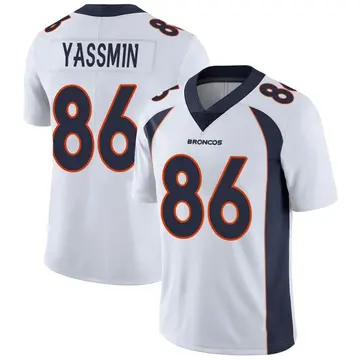 Youth Denver Broncos Thomas Yassmin White Limited Vapor Untouchable Jersey By Nike