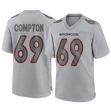 Youth Denver Broncos Tom Compton Gray Game Atmosphere Fashion Jersey By Nike