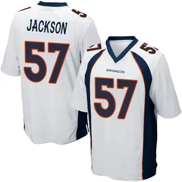 Youth Denver Broncos Tom Jackson White Game Jersey By Nike