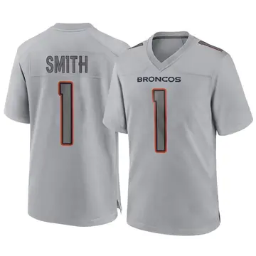 Youth Denver Broncos Tremon Smith Gray Game Atmosphere Fashion Jersey By Nike