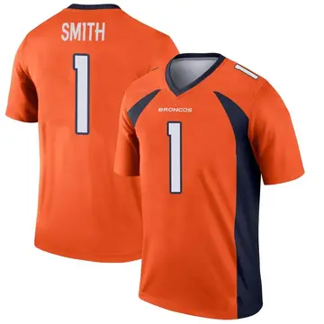 Youth Denver Broncos Tremon Smith Orange Legend Jersey By Nike