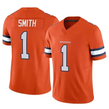 Youth Denver Broncos Tremon Smith Orange Limited Vapor F.U.S.E. Jersey By Nike