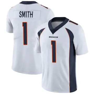 Youth Denver Broncos Tremon Smith White Limited Vapor Untouchable Jersey By Nike