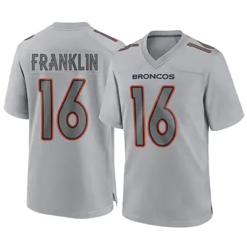 Youth Denver Broncos Troy Franklin Gray Game Atmosphere Fashion Jersey By Nike