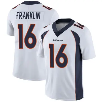 Youth Denver Broncos Troy Franklin White Limited Vapor Untouchable Jersey By Nike