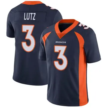 Youth Denver Broncos Wil Lutz Navy Limited Vapor Untouchable Jersey By Nike